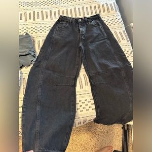 Free People Barrel Jeans